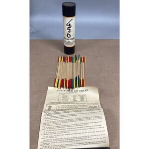 Vintage 456 Pick Up Stix The Continental Game w/ Instructions